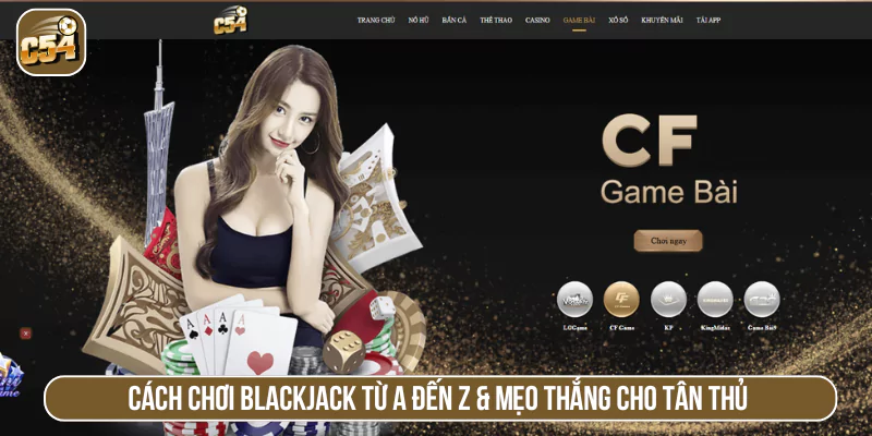 Cách chơi Blackjack từ A đến Z & Mẹo thắng cho tân thủ