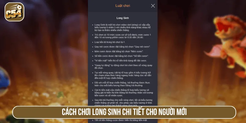 Cách chơi Long sinh chi tiết cho người mới