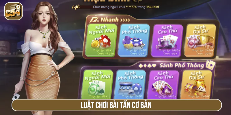 Luật chơi bài Tấn cơ bản