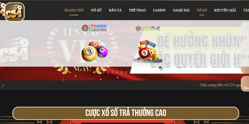 Sảnh xổ số hấp dẫn nhiều cách cược 