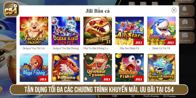 Tận dụng tối đa các chương trình khuyến mãi, ưu đãi tại C54