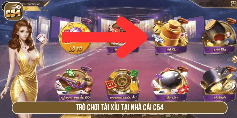 Trò chơi tài xỉu tại nhà cái C54